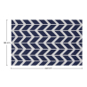 Buy Arrow Design Wool Rug - Rowan Dark blue 58456 - prices