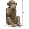 Buy Decorative Design Figures - Monkeys - Sensa Brown 58449 at MyFaktory