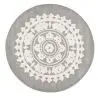 Buy Round Design Rug - Wool - 210cm - Ruma Light grey 58289 - in the EU