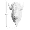 Buy Wall Decoration - White Buffalo Head - Ika White 58445 - prices