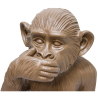Buy Decorative Design Figure - Silent Monkey - Sense Brown 58448 with a guarantee