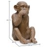 Buy Decorative Design Figure - Silent Monkey - Sense Brown 58448 - in the EU