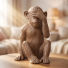 Buy Decorative Design Figure - Blind Monkey - Sense Brown 58446 - prices