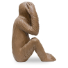 Buy Decorative Design Figure - Deaf Monkey - Sense Brown 58447 at MyFaktory