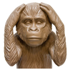 Buy Decorative Design Figure - Deaf Monkey - Sense Brown 58447 home delivery