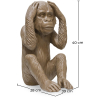 Buy Decorative Design Figure - Deaf Monkey - Sense Brown 58447 in the Europe