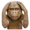 Buy Decorative Design Figure - Deaf Monkey - Sense Brown 58447 at MyFaktory