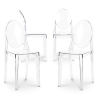 Buy X4 Dining chair Victoire Design Transparent Grey transparent 16459 - in the EU