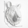 Buy Wall Decoration - White Bear Head - Ika White 55732 - in the EU