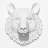 Buy Wall Decoration - White Bear Head - Ika White 55732 - in the EU