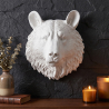 Buy Wall Decoration - White Bear Head - Ika White 55732 with a guarantee