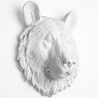 Buy Wall Decoration - White Bear Head - Ika White 55732 at MyFaktory
