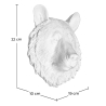 Buy Wall Decoration - White Bear Head - Ika White 55732 home delivery