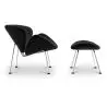 Buy Slice Armchair with Matching Ottoman  Black 16762 - in the EU