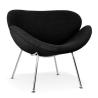 Buy Slice Armchair with Matching Ottoman  Black 16762 in the Europe