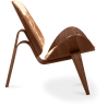 Buy Design Armchair - Scandinavian Style - Upholstered in Pony - Luna Black pony 16775 at MyFaktory
