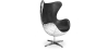 Buy Bold Chair Aviator Armchair - Premium Leather Black 25628 home delivery