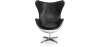 Buy Bold Chair Aviator Armchair - Premium Leather Black 25628 - in the EU