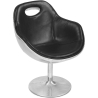 Buy Tulip Aviator Armchair - Premium Leather Black 25623 at MyFaktory