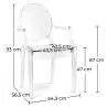 Buy X4 Armchair Louis King Design Transparent Transparent 16464 - prices