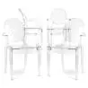 Buy X4 Armchair Louis King Design Transparent Transparent 16464 - in the EU