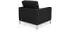 Buy Kanel Armchair with Matching Ottoman - Cashmere Black 16513 at MyFaktory