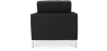 Buy Kanel Armchair with Matching Ottoman - Cashmere Black 16513 home delivery