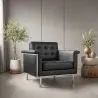 Buy Armchair City - Premium Leather Black 13181 - prices