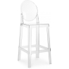 Buy Bar stool with backrest Victoire - 65cm - Design Transparent Transparent 58805 home delivery