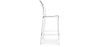 Buy Bar stool with backrest Victoire - 65cm - Design Transparent Transparent 58805 - prices