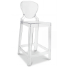 Buy Bar stool with backrest Victoire - 65cm - Design Transparent Transparent 58805 in the Europe