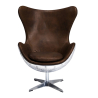 Buy Bold Chair Aviator Armchair - Microfiber Aged Leather Effect Brown 25627 - in the EU