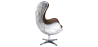 Buy Bold Chair Aviator Armchair - Microfiber Aged Leather Effect Brown 25627 in the Europe