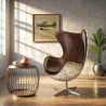 Buy Bold Chair Aviator Armchair - Microfiber Aged Leather Effect Brown 25627 - prices