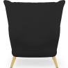 Buy Gerth Armchair with Matching Ottoman Black 16766 in the Europe