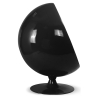 Buy Ballon Chair - Black Shell and Red Interior - Fabric Red 19537 in the Europe