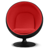 Buy Ballon Chair - Black Shell and Red Interior - Fabric Red 19537 - in the EU