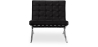 Buy City Armchair with Matching Ottoman - Faux Leather Black 13183 at MyFaktory