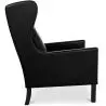 Buy 2204 Armchair - Premium Leather Black 50102 in the Europe