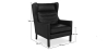Buy 2204 Armchair - Premium Leather Black 50102 - prices