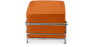 Buy SQUAR Footrest (Ottoman) - Faux Leather Orange 55762 in the Europe