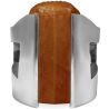 Buy Design Armchair Churchill Lounge - Premium Leather & Steel Steel 48374 with a guarantee