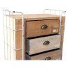 Buy Wooden Chest of Drawers - Industrial Design - Joyia Natural wood 58845 home delivery
