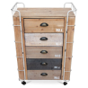 Buy Wooden Chest of Drawers - Industrial Design - Joyia Natural wood 58845 - prices