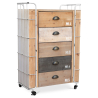 Buy Wooden Chest of Drawers - Industrial Design - Joyia Natural wood 58845 in the Europe