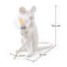 Buy Table Lamp - Mouse Rat Kids Lamp - Cate White 58832 at MyFaktory