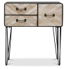 Buy Metal Sideboard - Industrial Design - 3 Drawers - Carson Natural wood 58863 - in the EU