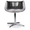 Buy Brandy Chair Aviator - Premium Leather & Aluminium Black 48384 - in the EU