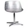 Buy Brandy Chair Aviator - Premium Leather & Aluminium Black 48384 home delivery