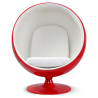 Buy Red Ballon Chair - Faux Leather White 19541 - in the EU